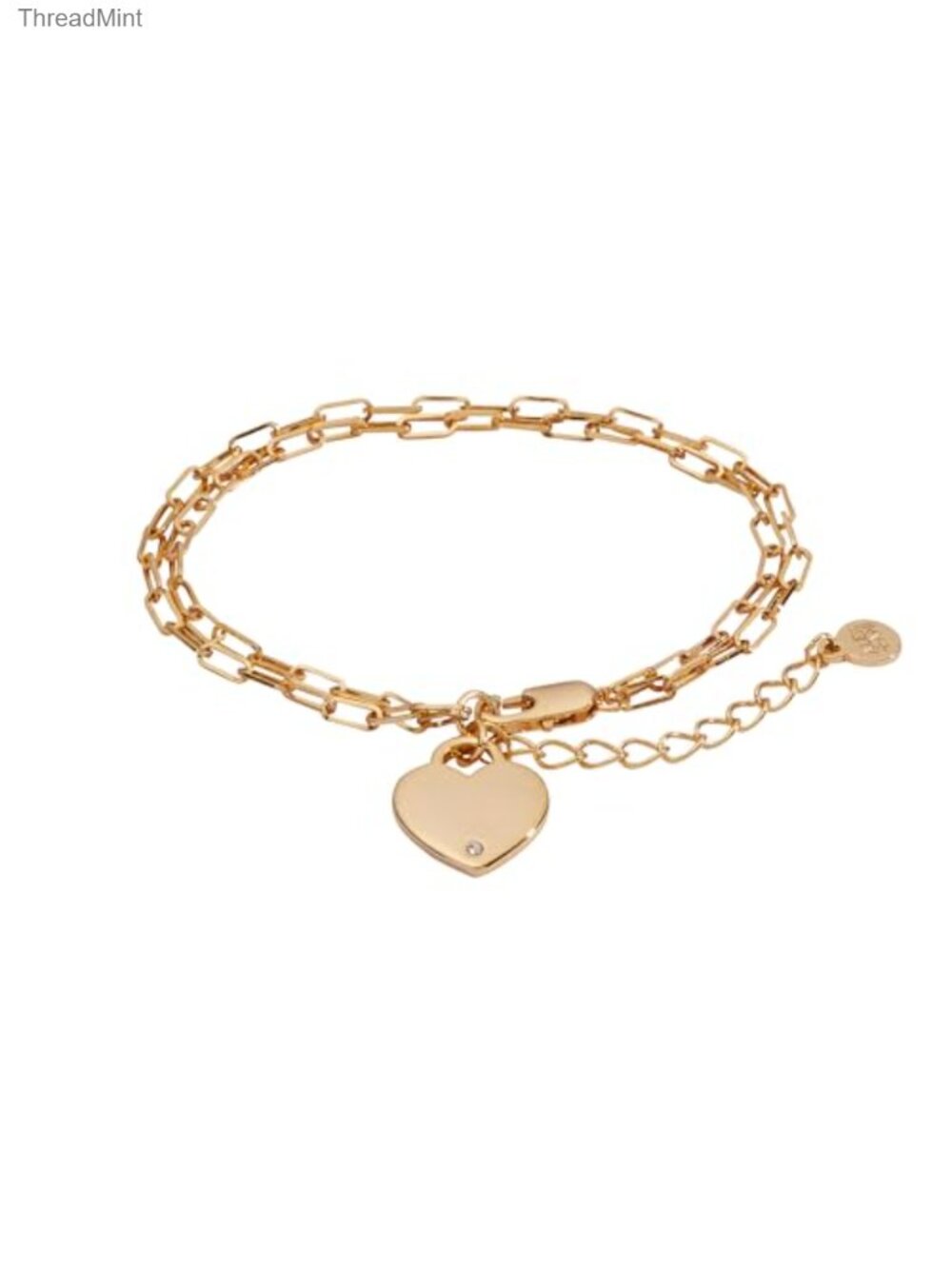 Women's Paperclip Chain Bracelet with Lobster Claw Clasp